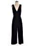 Club Monaco 100% Polyester Solid Black Jumpsuit Size 4 - photo 1