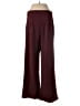 Vila Tweed Burgundy Dress Pants Size M - photo 2