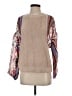 Fate 100% Cotton Chevron-herringbone Tan Pullover Sweater Size S - photo 1