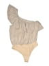 Promesa U.S.A. 100% Polyester Tan Bodysuit Size M - photo 2