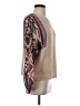 Fate 100% Cotton Chevron-herringbone Tan Pullover Sweater Size S - photo 4