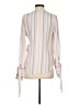 Trouve 100% Polyester Ivory Long Sleeve Blouse Size XS - photo 2