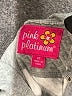 Pink Platinum 100% Polyester Silver Zip Up Hoodie Size 3T - photo 3