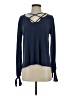 Alya Blue Long Sleeve Top Size S - photo 1