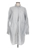 ATM Silver Long Sleeve Button-Down Shirt Size L - photo 1