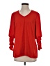 CAbi 100% Polyester Red Long Sleeve Blouse Size S - photo 1
