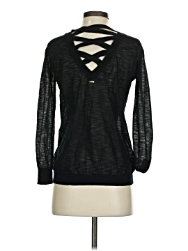 Top BEBE Col V Manches 3/4 - Taille S - Occasion Très Bon état