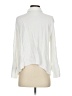 Zara 100% Viscose Ivory Long Sleeve Blouse Size S - photo 2