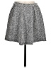 Mi ami Polka Dots Gray Casual Skirt Size M - photo 1