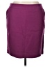 Merona 100% Polyester Solid Purple Casual Skirt Size 14 - photo 1