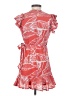 Aqua 100% Polyester Red Cocktail Dress Size S - photo 2