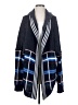 Ecote Plaid Blue Cardigan Size S - photo 1