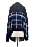 Ecote Plaid Blue Cardigan Size S - photo 2