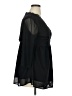 Suzanne Betro 100% Polyester Black 3/4 Sleeve Blouse Size 1X - photo 4