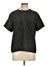 Assorted Brands 100% Polyester Polka Dots Black Short Sleeve Blouse Size 10 - photo 1