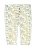 Rabbit Bear 100% Organic Cotton Floral Ivory Khakis 3-6 MO / 6 MO - photo 1