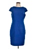 Alyx Solid Blue Casual Dress Size 12 - photo 1