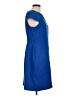 Alyx Solid Blue Casual Dress Size 12 - photo 4