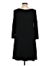 Sigrid Olsen Solid Black Casual Dress Size L - photo 2
