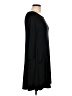 Sigrid Olsen Solid Black Casual Dress Size L - photo 4