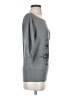 White House Black Market Floral Gray Pullover Sweater Size XS - photo 4