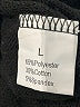 Unbranded Solid Black Track Pants Size L - photo 7