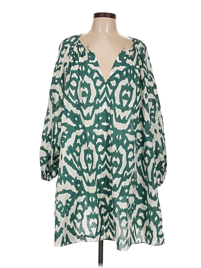 Pre-owned Charina Sarte Casual Dress In Green