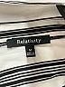 Relativity 100% Polyester Stripes Silver Long Sleeve Blouse Size M - photo 7