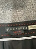 Alice + Olivia Solid Black Casual Skirt Size 4 - photo 4