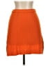 Zara Solid Orange Casual Skirt Size S - photo 1