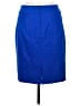 Express Solid Blue Formal Skirt Size 6 - photo 2