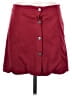 Unbranded Solid Burgundy Red Casual Skirt Size S - photo 1