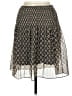 Max Studio 100% Polyester Paisley Silver Brown Casual Skirt Size M - photo 1