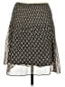 Max Studio 100% Polyester Paisley Silver Brown Casual Skirt Size M - photo 2