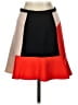 Zara Color Block Red Formal Skirt Size S - photo 2