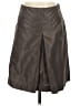 J.Crew 100% Silk Brown Silk Skirt Size 0 - photo 1