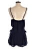 Alythea 100% Rayon Solid Blue Romper Size M - photo 2