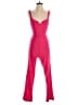 NSR 100% Polyester Solid Red Pink Jumpsuit Size S - photo 1