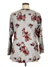 Green Envelope Floral Gray Pullover Sweater Size 1X - photo 2