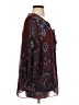 Colleen Lopez 100% Polyester Burgundy 3/4 Sleeve Blouse Size S - photo 4