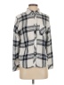Rails 100% Rayon Plaid Gray Long Sleeve Button-Down Shirt Size S - photo 1