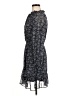Love Ady 100% Polyester Paisley Black Blue Casual Dress Size M - photo 5