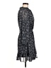 Love Ady 100% Polyester Paisley Black Blue Casual Dress Size M - photo 4