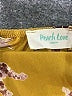 Peach Love 100% Polyester Gold 3/4 Sleeve Blouse Size M - photo 7