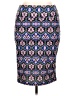 Lularoe Print Blue Formal Skirt Size XL - photo 1