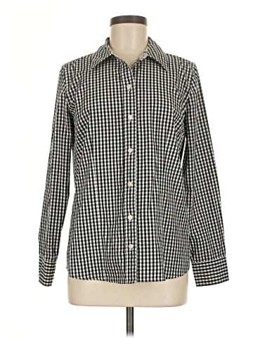 Basic Editions Long Sleeve Button-Down Shirt (view 1)