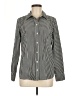 Basic Editions Houndstooth Black Long Sleeve Button-Down Shirt Size M - photo 1