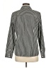 Basic Editions Houndstooth Black Long Sleeve Button-Down Shirt Size M - photo 2