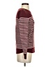 Staccato Stripes Burgundy Pullover Sweater Size S - photo 4