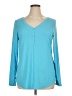 a.n.a. A New Approach Teal Long Sleeve Top Size 0X - photo 1